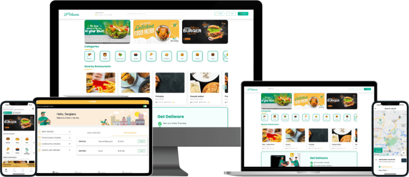 Ubereats Clone for food delivery