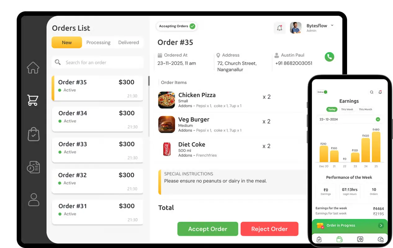 Gojek Clone Device-1