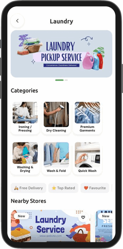 Laundry App Script - Home