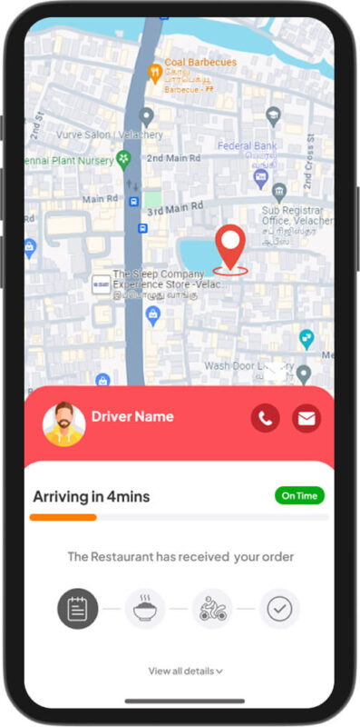 Chownow Clone Locationtrack Screen